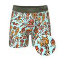 The Mushroom Friends | Shinesty x Killer Acid Ball Hammock® Pouch Underwear With Fly - Shinesty