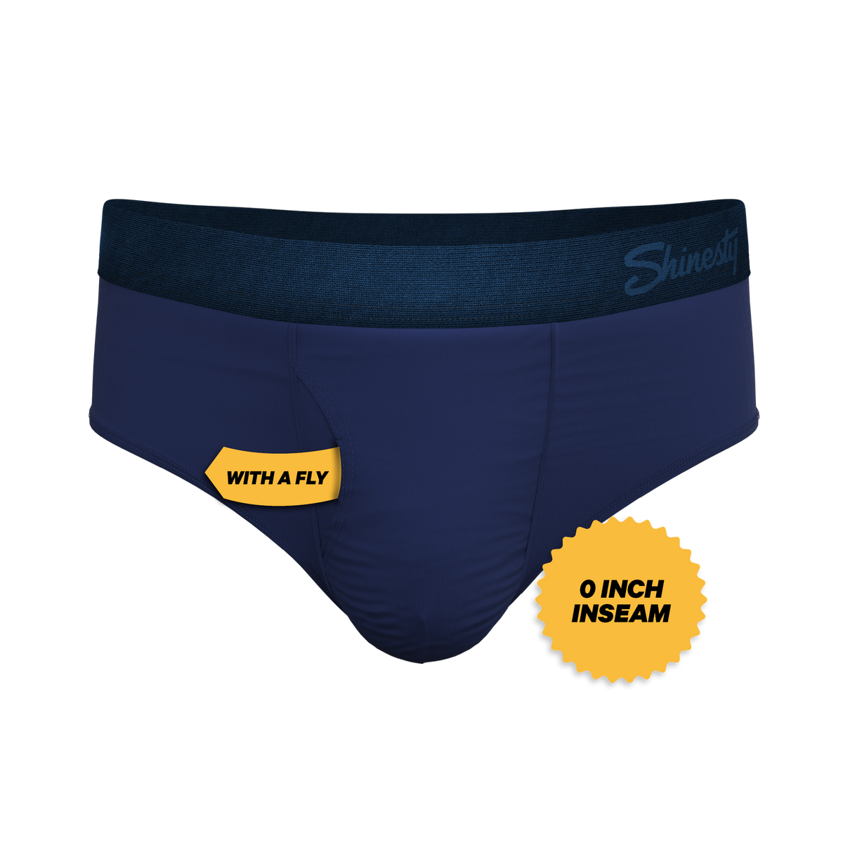 The Navy Jones | Tonal Navy Ball Hammock® Pouch Underwear Briefs - Shinesty