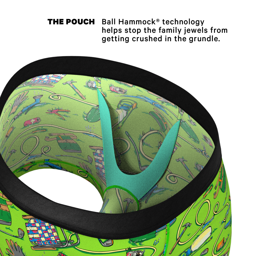 The Nice Piece Of Grass | Gardening Hose Ball Hammock® Pouch Trunks Underwear - Shinesty