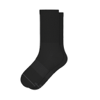The Night Op | Plain Black Heel Hammock™ Crew Socks - Shinesty