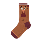 The No Leftovers | Thanksgiving Turkey Heel Hammock™ Crew Socks - Shinesty