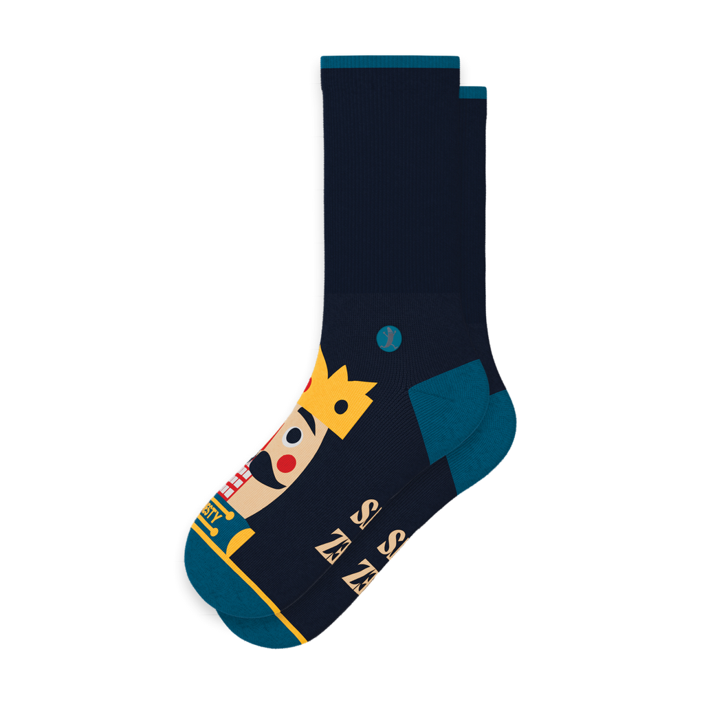 The Nut King | Nutcracker Heel Hammock™ Crew Socks - Shinesty