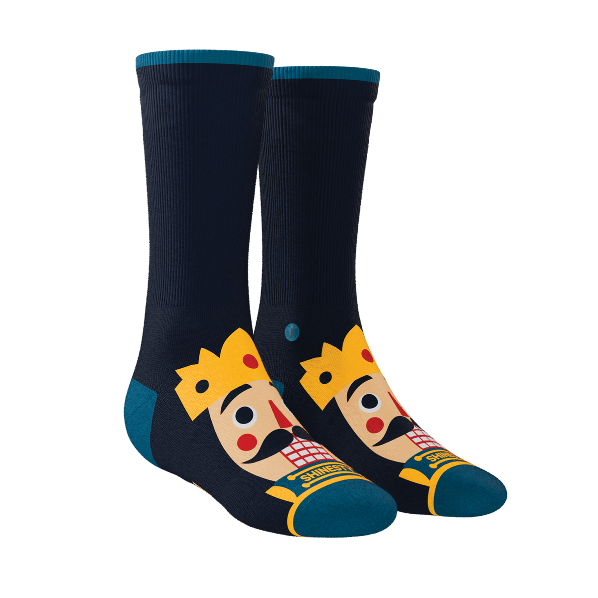 The Nut King | Nutcracker Heel Hammock™ Crew Socks - Shinesty