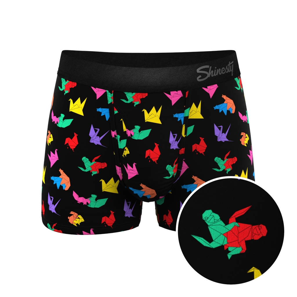 The Fold Fashioned | Origami Ball Hammock® Pouch Trunks Underwear - Shinesty