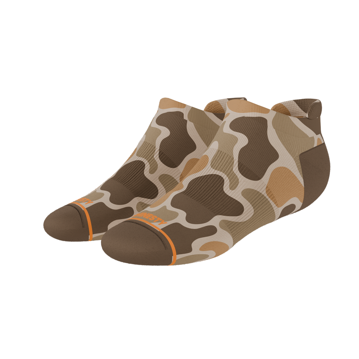 The Out Of Sight | Light Duck Camo Heel Hammock™ Ankle Socks - Shinesty