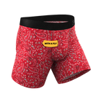 The Outlaw | Naughty Paisley Ball Hammock® Pouch Underwear With Fly - Shinesty