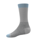 The Pacific Blue | Tri Color Block Heel Hammock™ Crew Socks - Shinesty