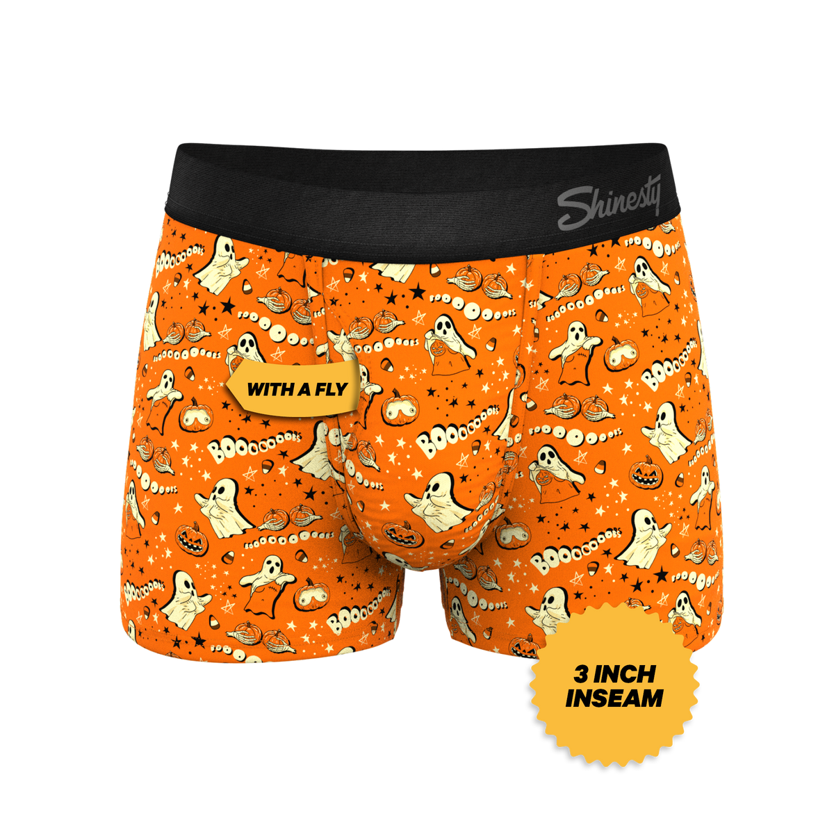 The Paranormal Entitty | Ghost Busts Ball Hammock® Pouch Trunks Underwear - Shinesty