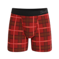 The Partridge | Red Cozy Plaid Ball Hammock® Pouch Underwear - Shinesty