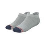 The Pebble | Grey Heel Hammock™ Ankle Socks - Shinesty