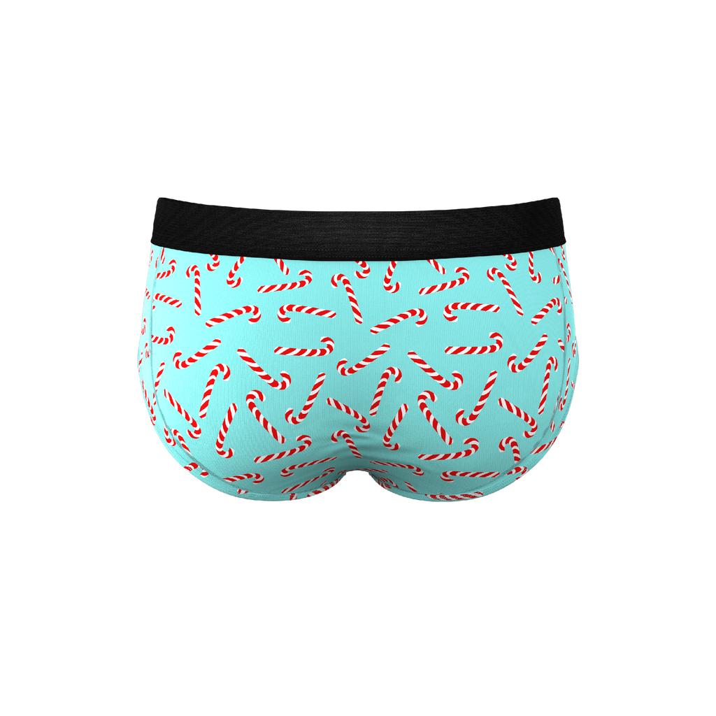 The Peppermint Pimp Canes | Candy Cane Ball Hammock® Pouch Underwear Briefs - Shinesty