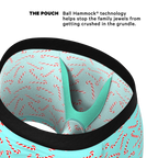 The Peppermint Pimp Canes | Candy Cane Ball Hammock® Pouch Underwear - Shinesty