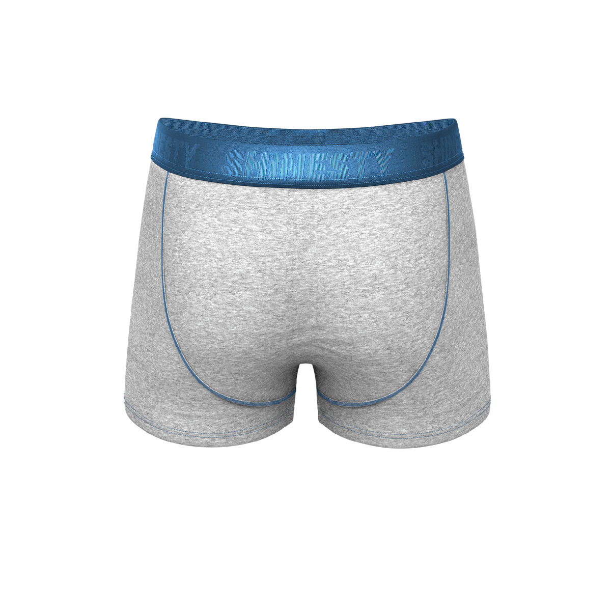 The Physical Education | Heather Grey and Blue Ball Hammock® Pouch Trunks Underwear - Shinesty