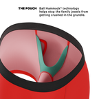 The Picante | Chili Pepper Ball Hammock® Pouch Underwear With Fly - Shinesty