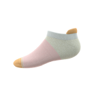 The Pinky Toes | Tri Color Block Heel Hammock™ Ankle Socks - Shinesty