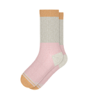 The Pinky Toes | Tri Color Block Heel Hammock™ Crew Socks - Shinesty