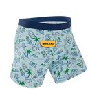 The Pirate's Booty | Naughty Map Ball Hammock® Pouch Underwear With Fly - Shinesty