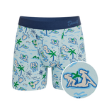 The Pirate's Booty | Naughty Map Ball Hammock® Pouch Underwear With Fly - Shinesty