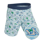 The Pirate's Booty | Naughty Map Ball Hammock® Boxer - Long Leg - Shinesty
