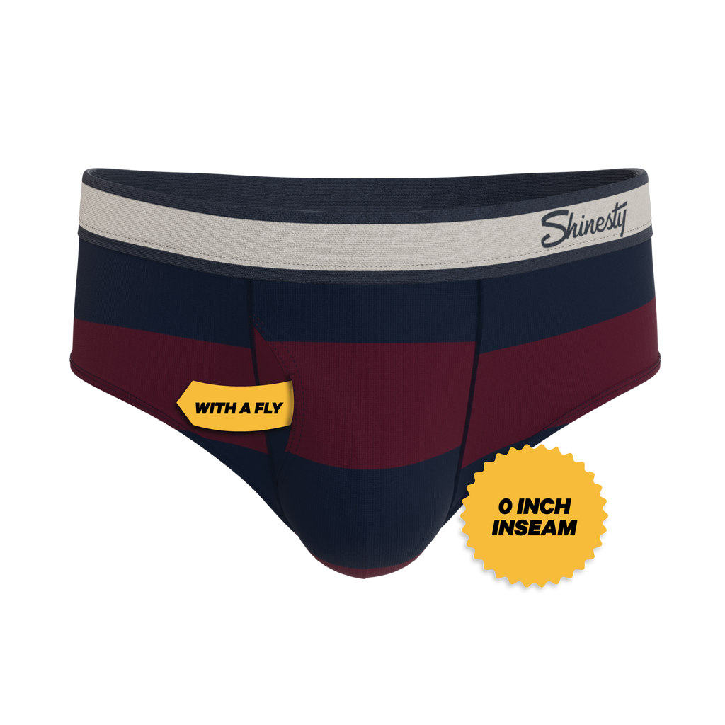 The Pitch | Rugby Stripe Ball Hammock® Pouch Underwear Briefs - Shinesty