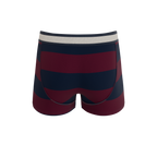 The Pitch | Rugby Stripe Ball Hammock® Pouch Trunks Underwear - Shinesty