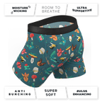 The Pollination Station | Birds and Bees Ball Hammock® Pouch Underwear With Fly - Shinesty