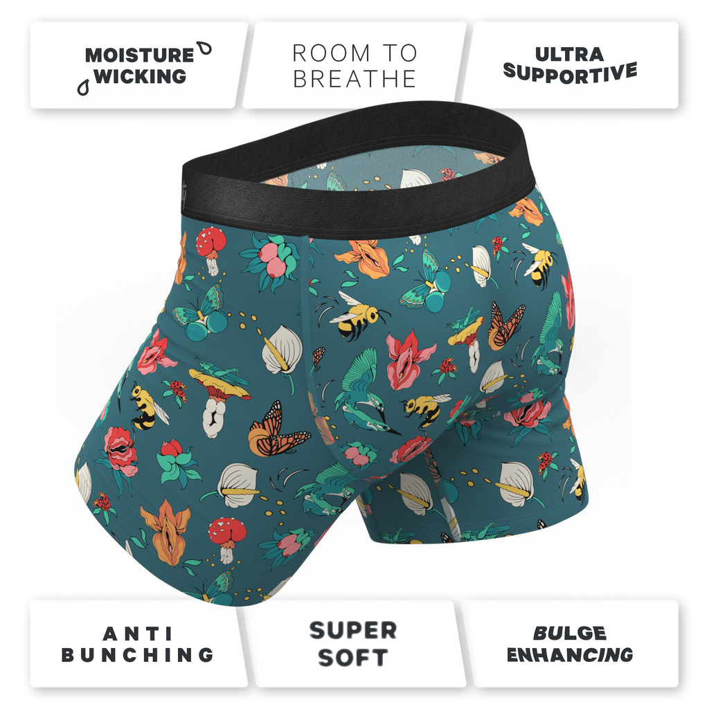The Pollination Station | Birds and Bees Ball Hammock® Pouch Underwear - Shinesty
