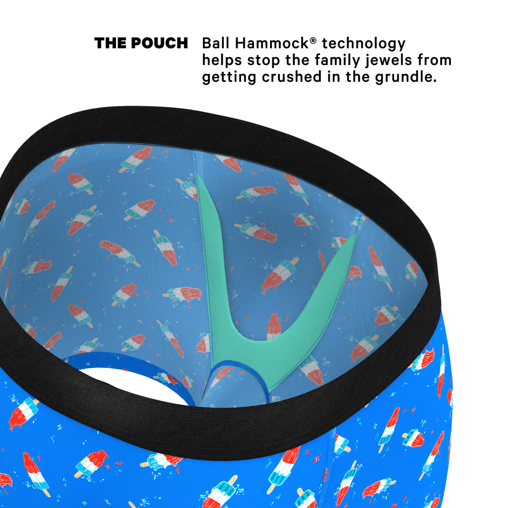 The Popsicle Stick Apex | USA Popsicle Ball Hammock® Pouch Underwear - Shinesty