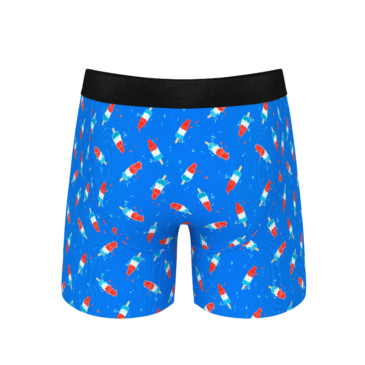 The Popsicle Stick Apex | USA Popsicle Ball Hammock® Pouch Underwear With Fly - Shinesty