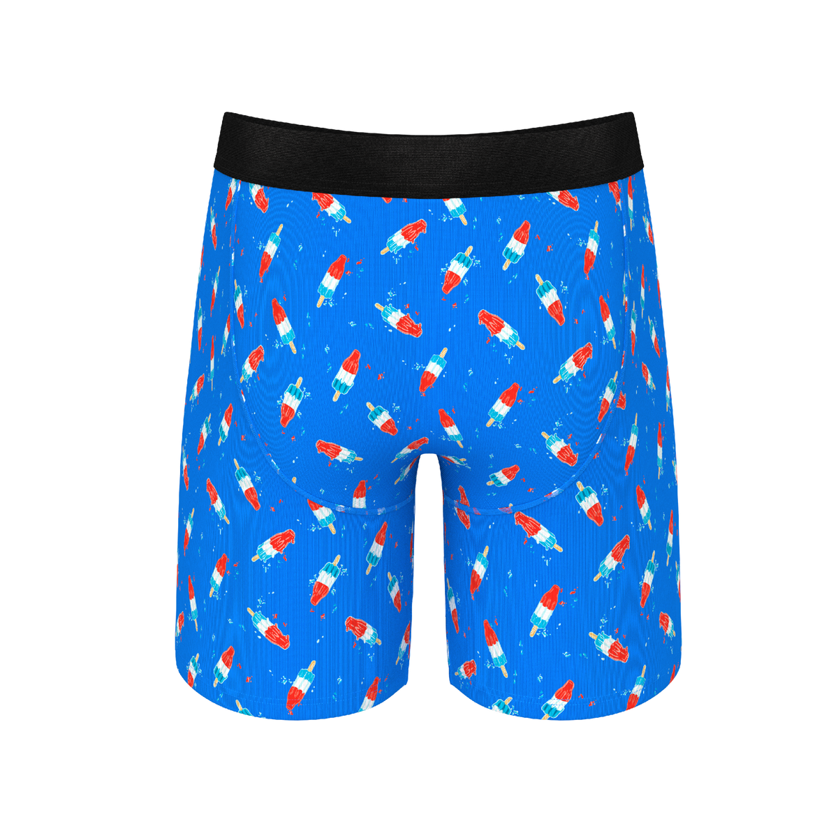 The Popsicle Stick Apex | USA Popsicle Ball Hammock® Boxer - Long Leg - Shinesty