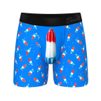 The Popsicle Stick Apex | USA Popsicle Ball Hammock® Pouch Underwear With Fly - Shinesty