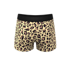 The Primal Passion | Naughty Cheetah Print Ball Hammock® Pouch Trunks Underwear - Shinesty