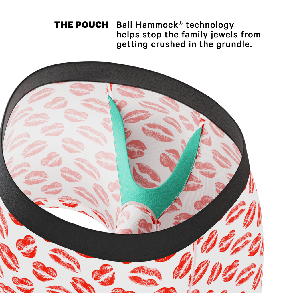 The Pucker Up | Lipstick Kiss Ball Hammock® Pouch Underwear - Shinesty