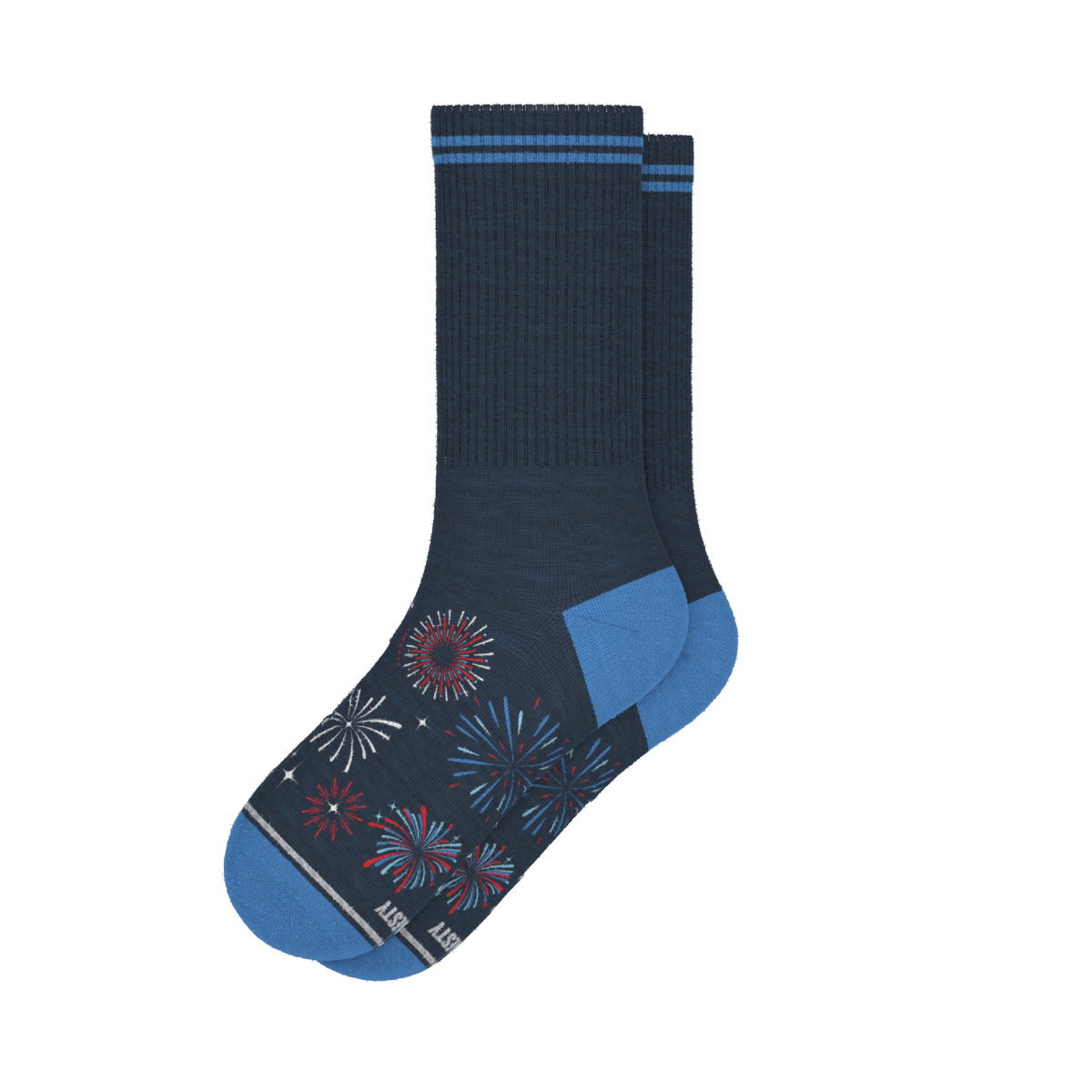 The Pyrotecnips | Naughty Fireworks Heel Hammock™ Crew Socks - Shinesty