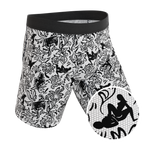 The Racy & Lacy | Provocative Lace Print Ball Hammock® Boxer - Long Leg - Shinesty