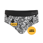 The Racy & Lacy | Provocative Lace Print Ball Hammock® Pouch Underwear Briefs - Shinesty