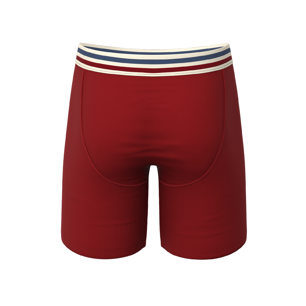 The Ready or Not | Bright Red Retro Ball Hammock® Boxer - Long Leg - Shinesty