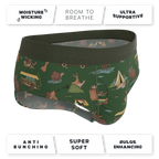 The Really Happy Camper | Camping Ball Hammock® Pouch Underwear Briefs - Shinesty