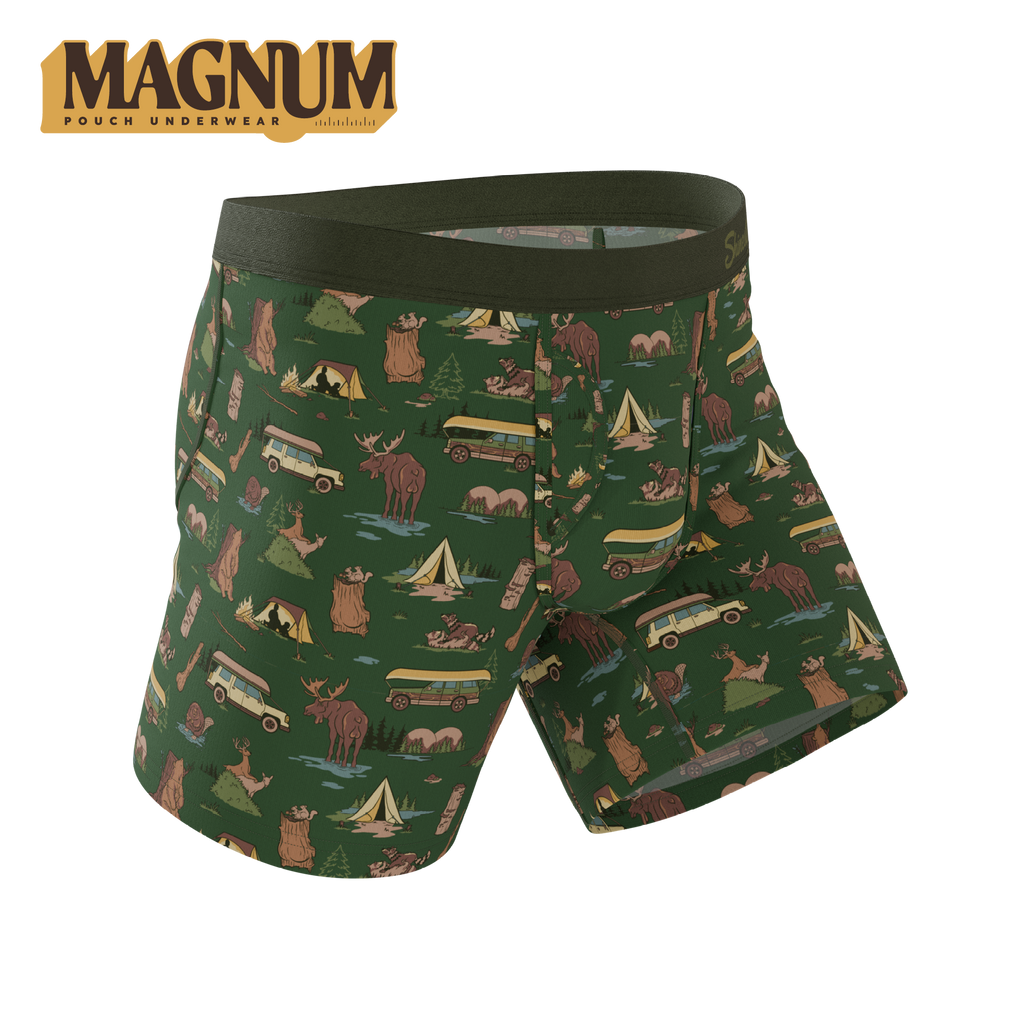 The Really Happy Camper | Camping Ball Hammock® Magnum Big Pouch Underwear - Shinesty