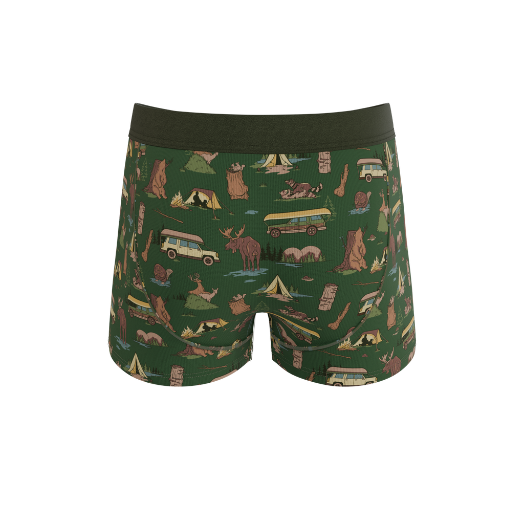The Really Happy Camper | Camping Ball Hammock® Pouch Trunks Underwear - Shinesty