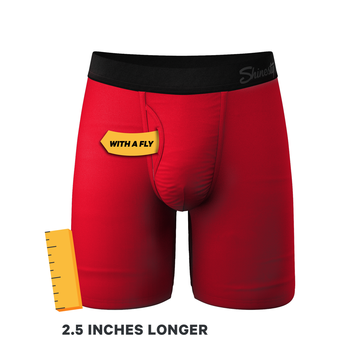 The Red Dress Effect | Red Ball Hammock® Boxer - Long Leg - Shinesty