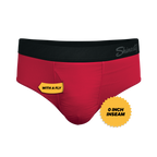 The Red Velvet | Dark Red Ball Hammock® Pouch Underwear Briefs - Shinesty