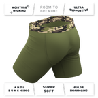 The Reinforcement | Tonal Camo Ball Hammock® Boxer - Long Leg - Shinesty