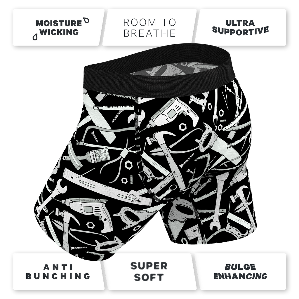 The Righty Tighty | Wrench Ball Hammock® Boxer - Long Leg - Shinesty