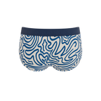 The Rio Grande | Abstract Navy Line Ball Hammock® Pouch Underwear Briefs - Shinesty