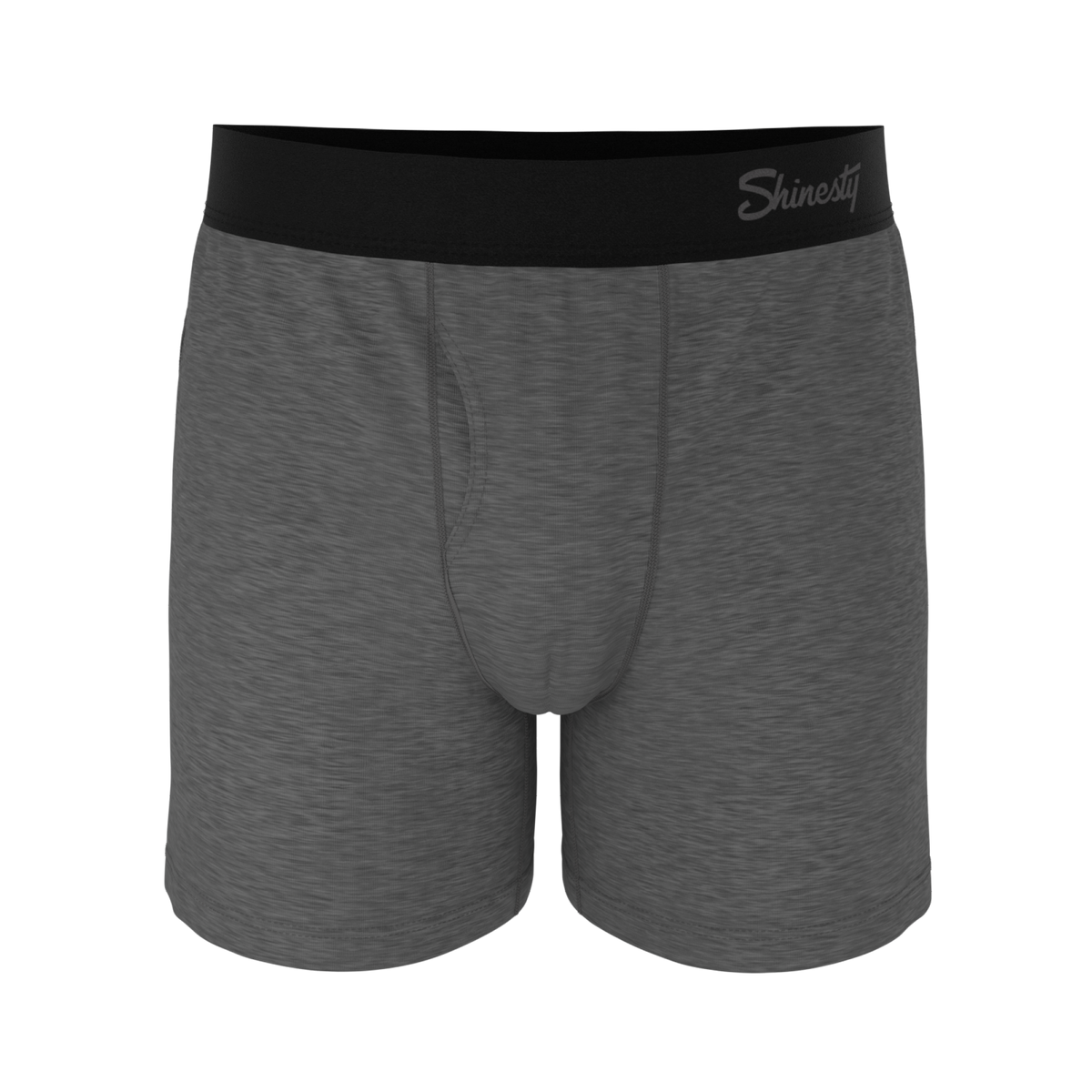 The Rock Solid | Mild Grey Boxers - Shinesty