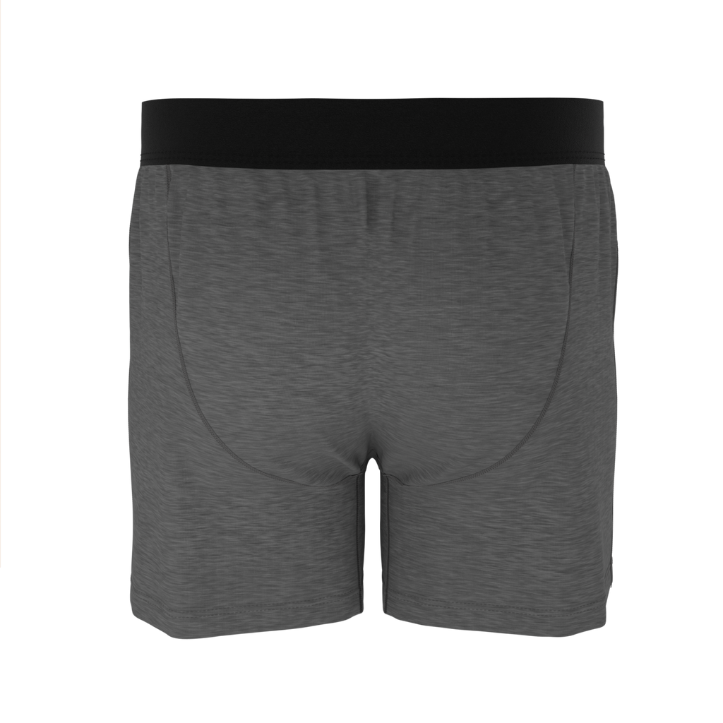 The Rock Solid | Mild Grey Boxers - Shinesty