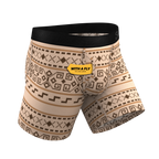 The Dude Abides | Aztec Sweater Ball Hammock® Pouch Underwear With Fly - Shinesty
