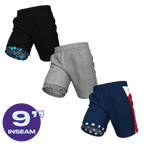 The Rotation | Ball Hammock® 9 Inch Athletic Shorts 3 Pack - Shinesty