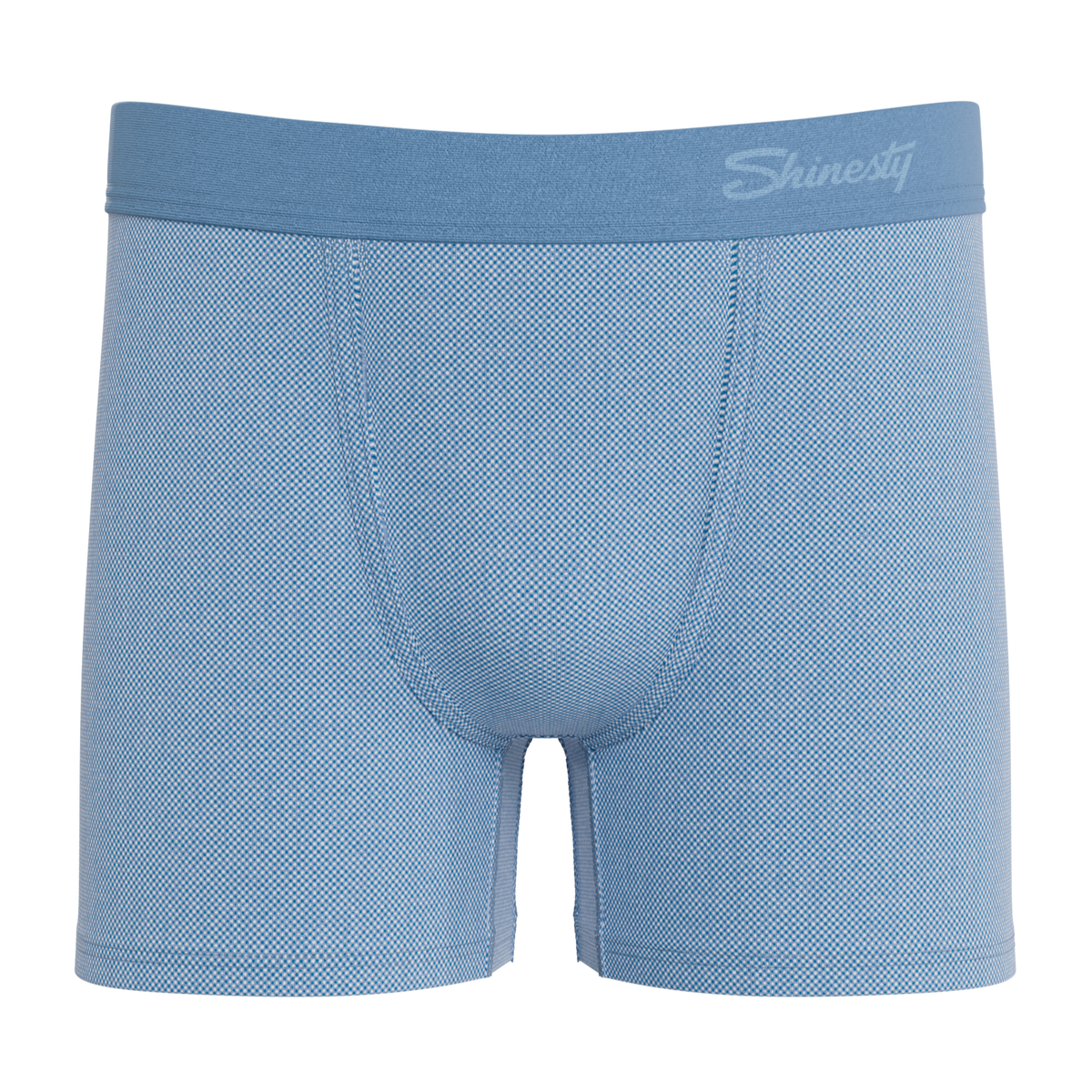 The Chambray All Day | Blue Chambray Youth Boxer Briefs - Shinesty